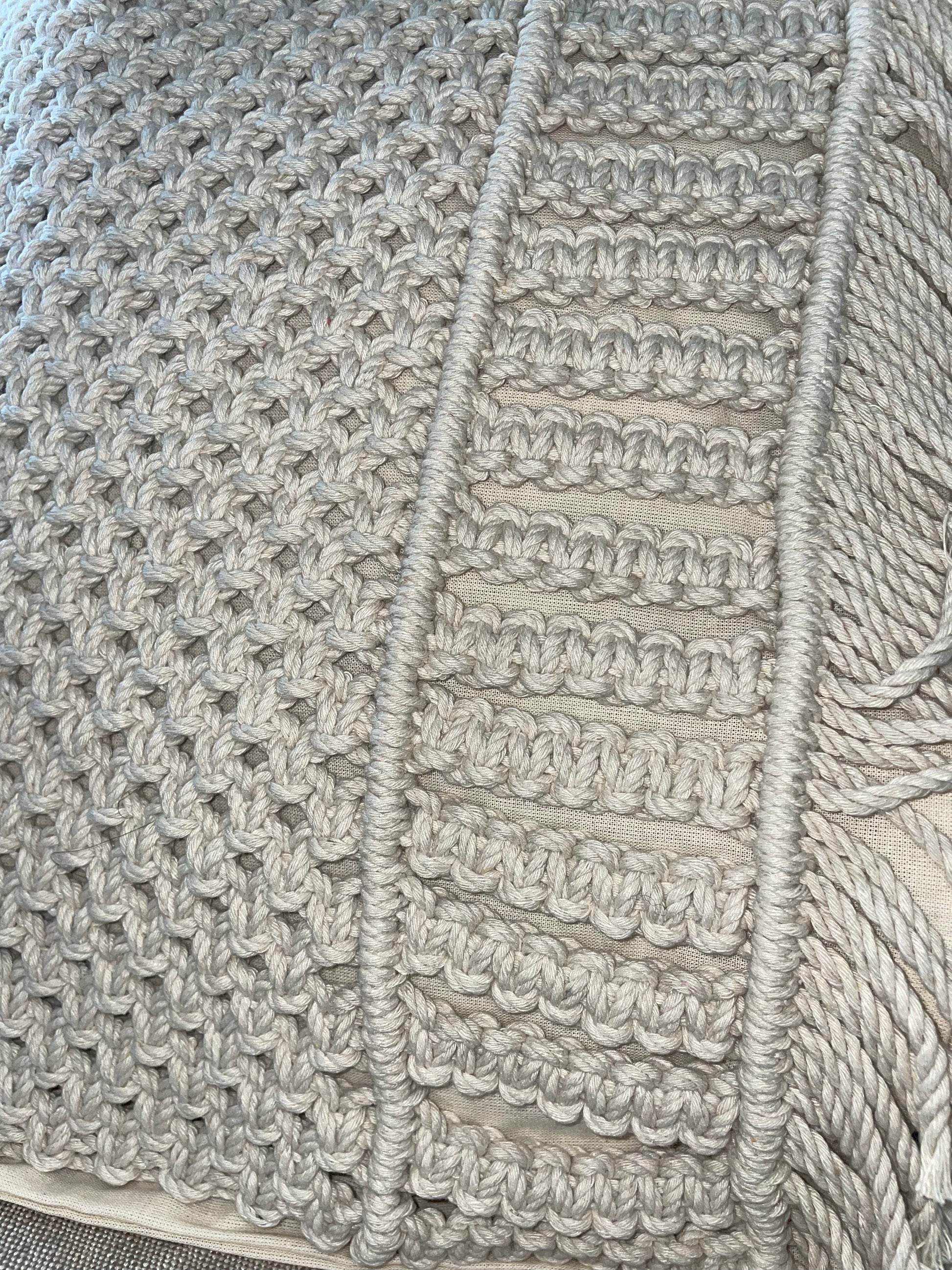 boho home decor, macrame cushion, handmade cushion