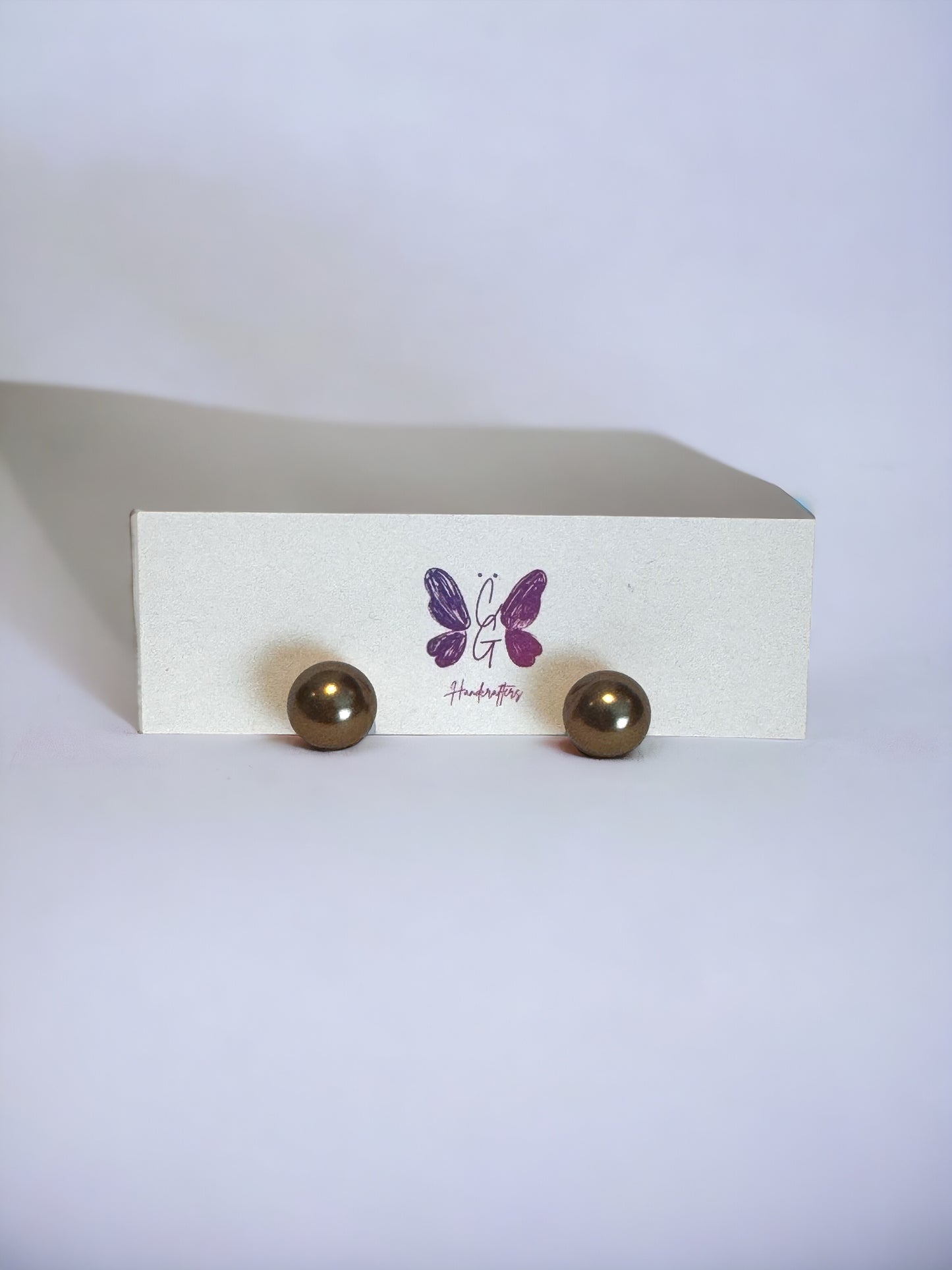 natural pearl stud, earrings, pearls, pearls majorca, montreal