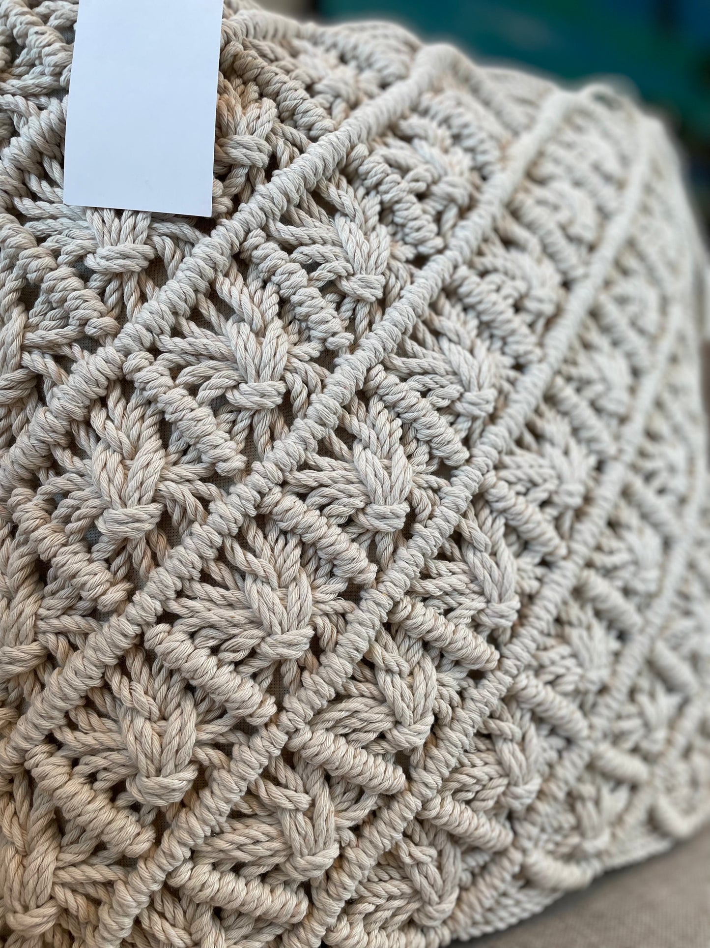boho home decor, macrame cushion, handmade cushion