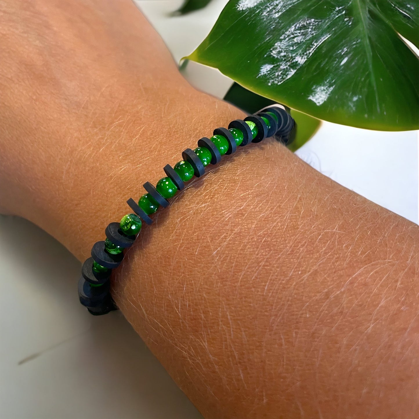 Bracelet Green & Black