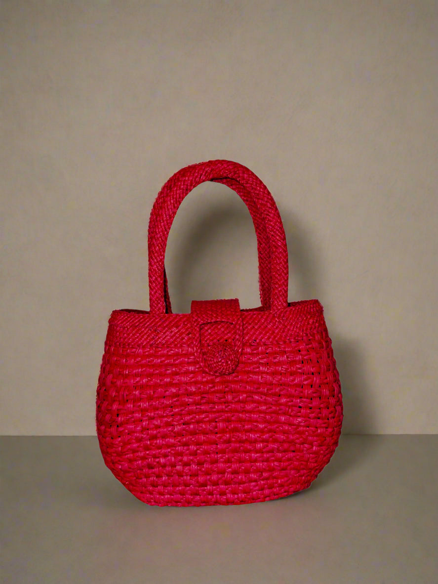 Iraca palm handbag, handmade bag, natural fibres bag, Colombian product, female craftsmanship, Iraca palm, top handle bag