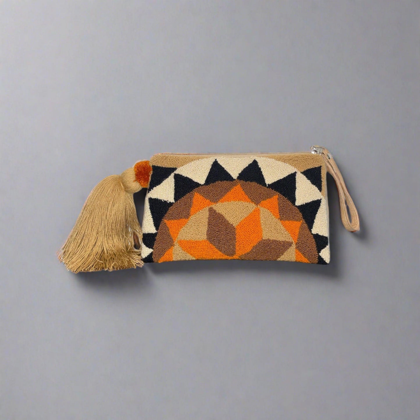 clutch bag, handmade, cotton