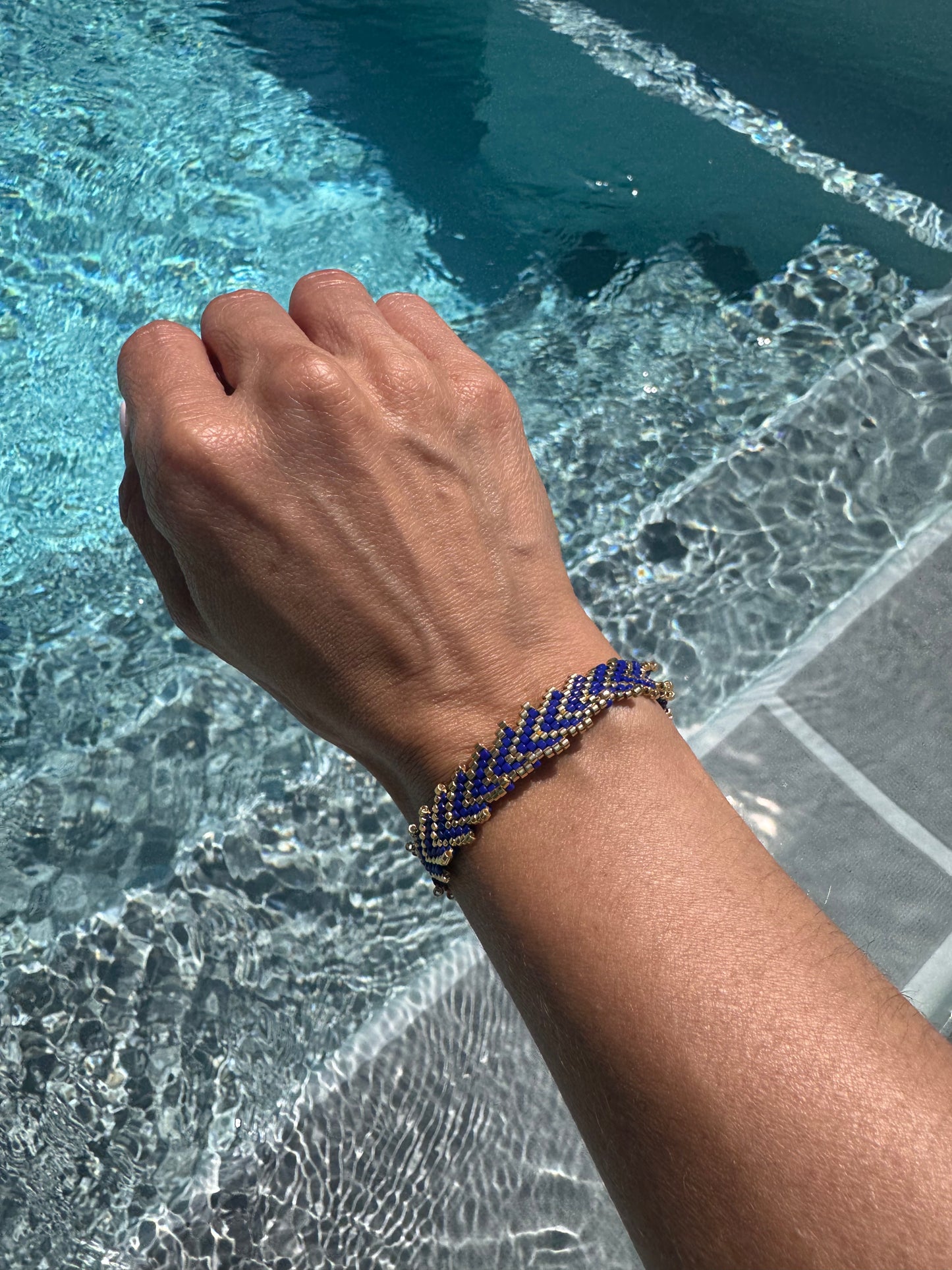 Spiked Handwoven Bracelet