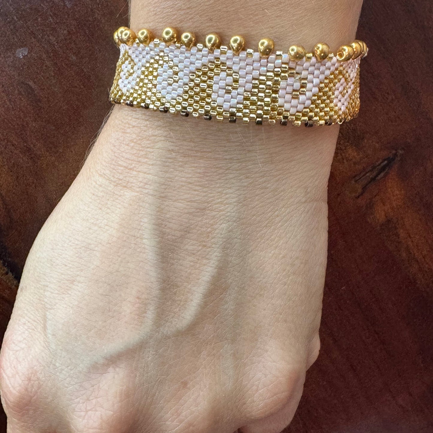 miyuki bracelet, word bracelet, handmade bracelet