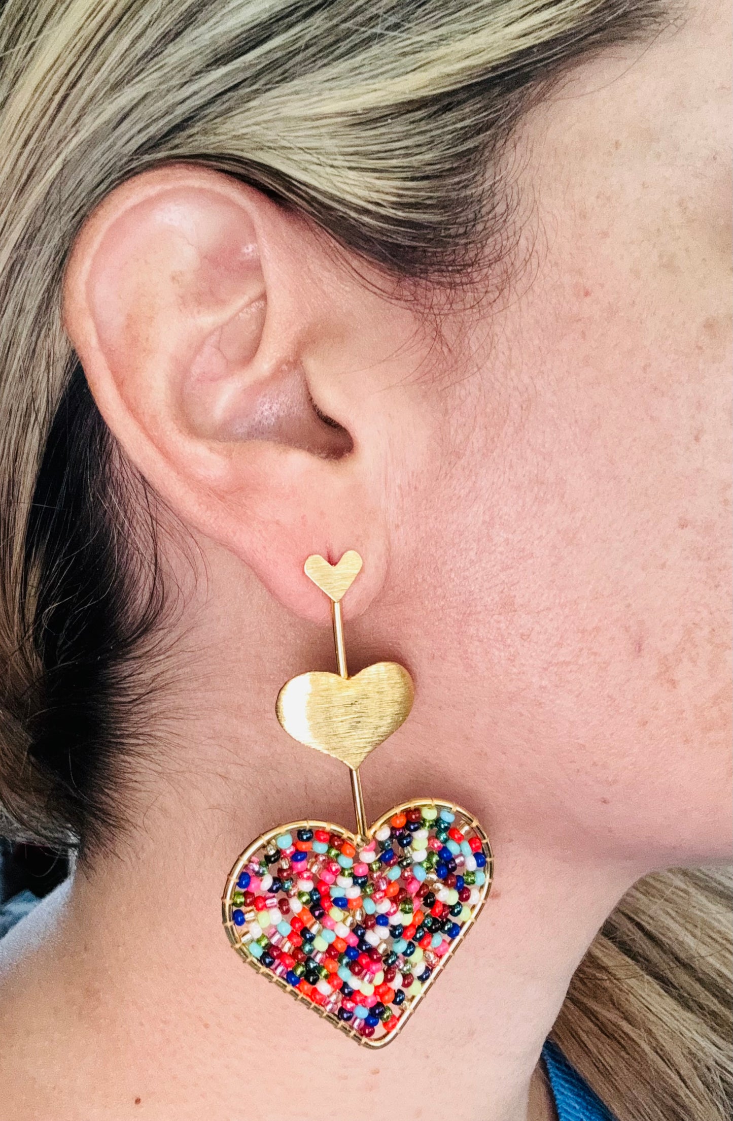handmade earrings, beaded earrings