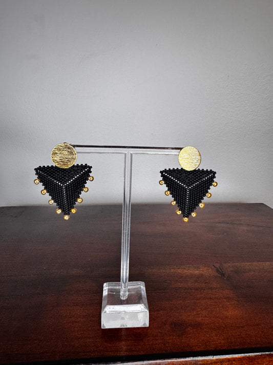 Love Triangle Earrings