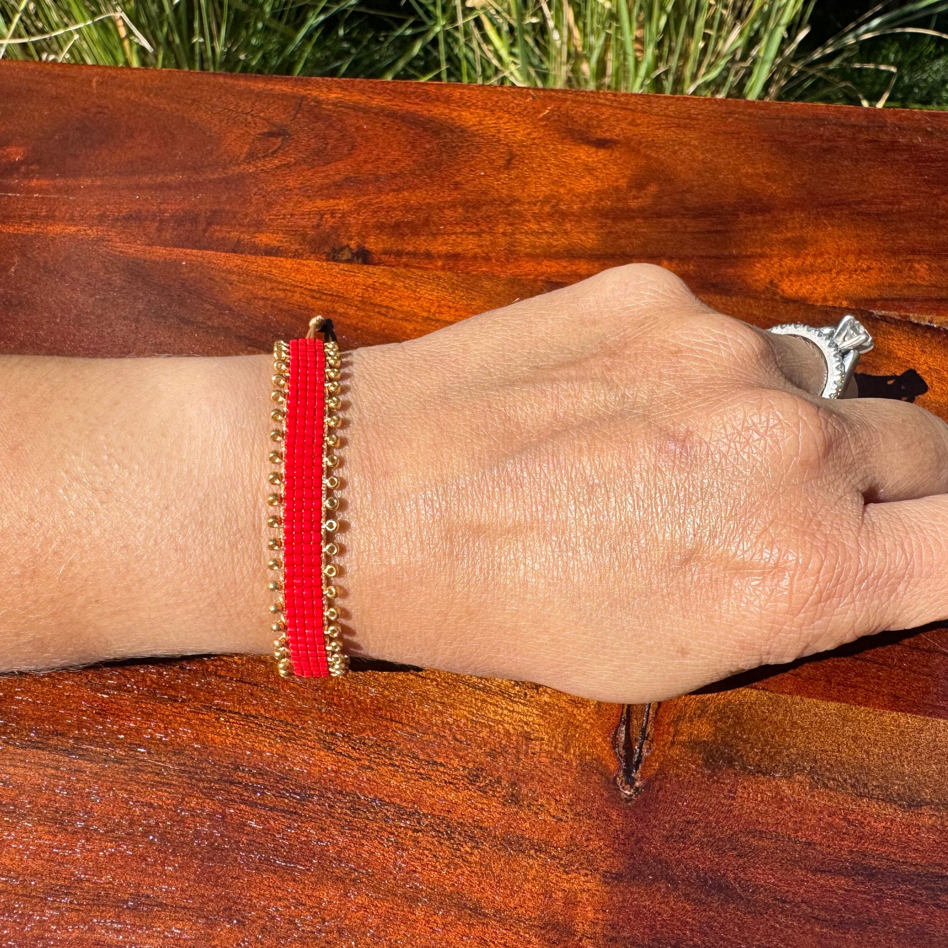 miyuki bracelet, word bracelet, handmade bracelet