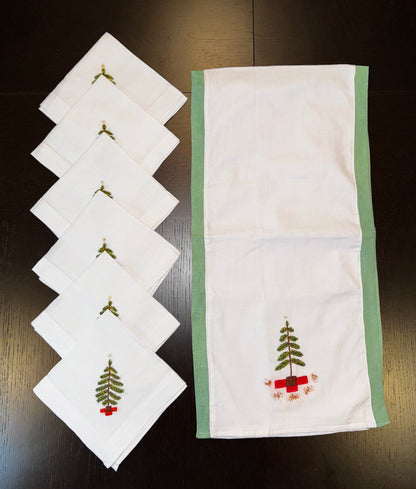 Ensemble de 6 nappes de Noël Collection Noël