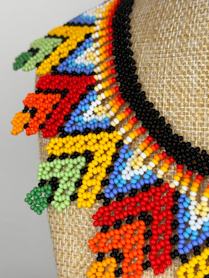 Handwoven Chamí Spikes Necklace