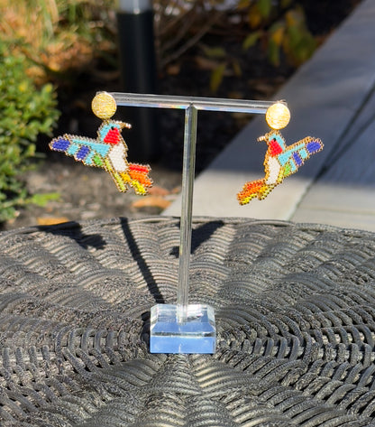 Colibrí Handwoven Earrings
