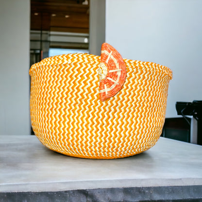 Panier de service orange