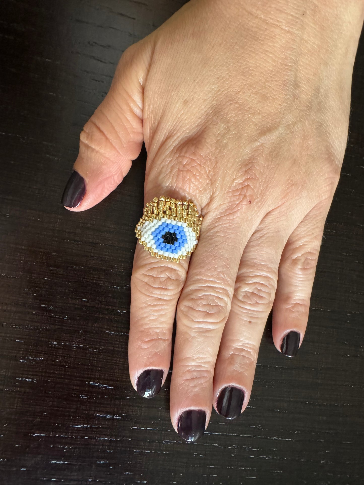 EyeLashes Handwoven Rings