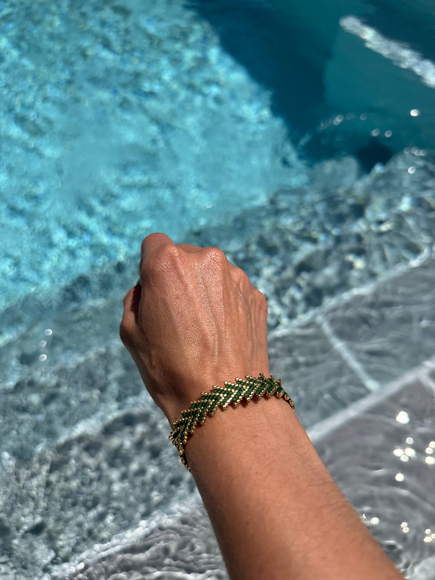 Spiked Handwoven Bracelet