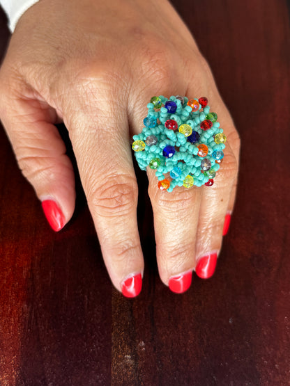 Handwoven Fiesta Ring