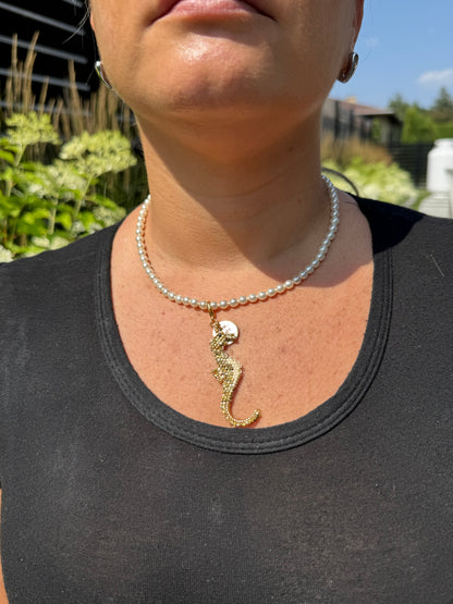 Seahorse Beaded Charm