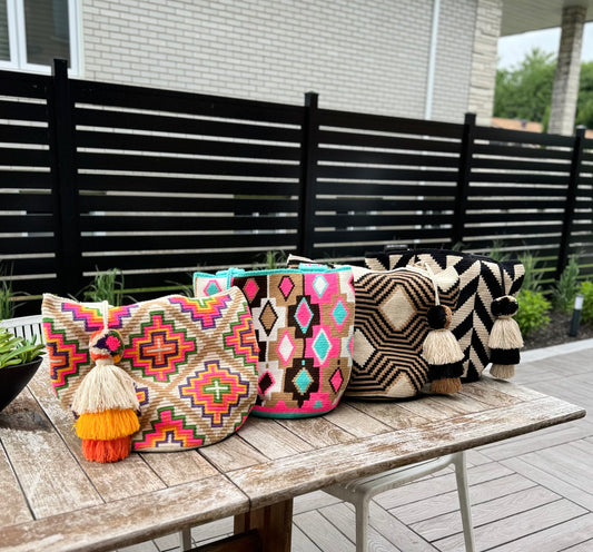 tote bag, summer tote, mochilon Wayuu, Colombian bag, handmade handbag,, cotton bag, large bag, beach bag, summer bag, pool bag, summer style, vacay mode, vacation bag
