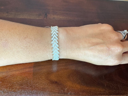 Spiked Handwoven Bracelet