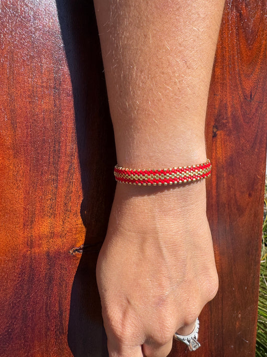 Zipper Miyuki Bracelet