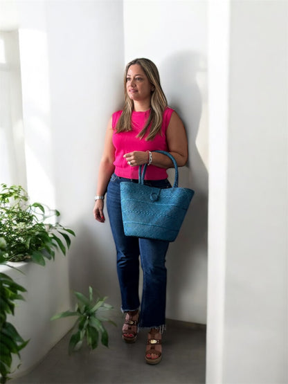 Iraca handwoven Tote Beach Bag