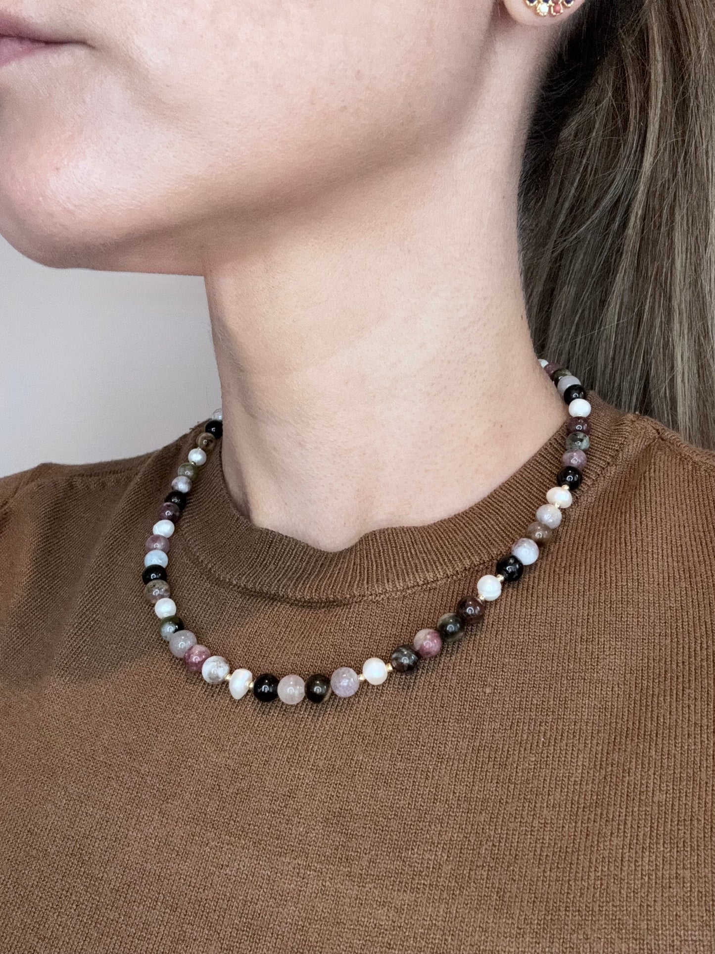 black natural gemstone, Colombian handmade jewelry Montreal 