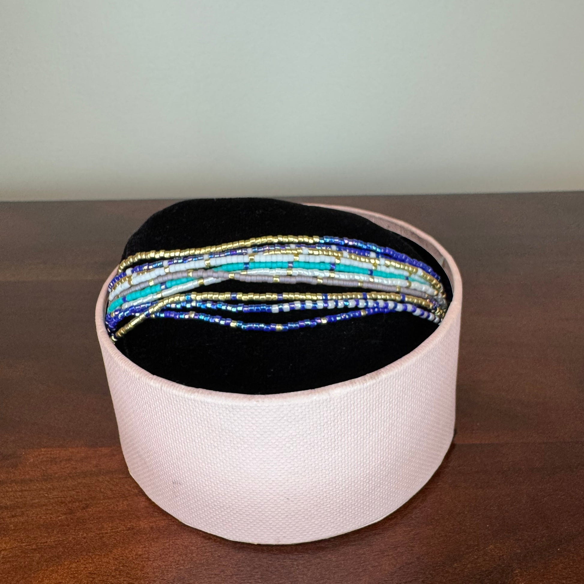 miyuki multi bracelet, adjustable strap