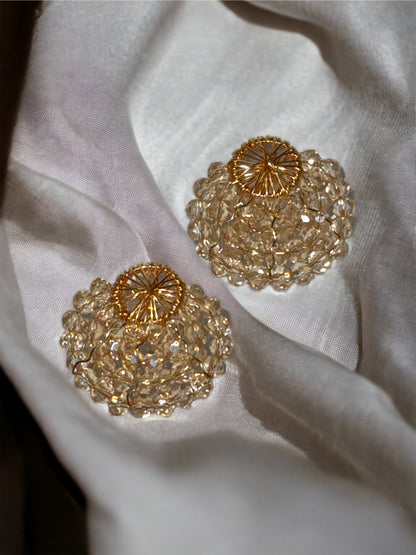 bright crystal handmade earrings Montreal 