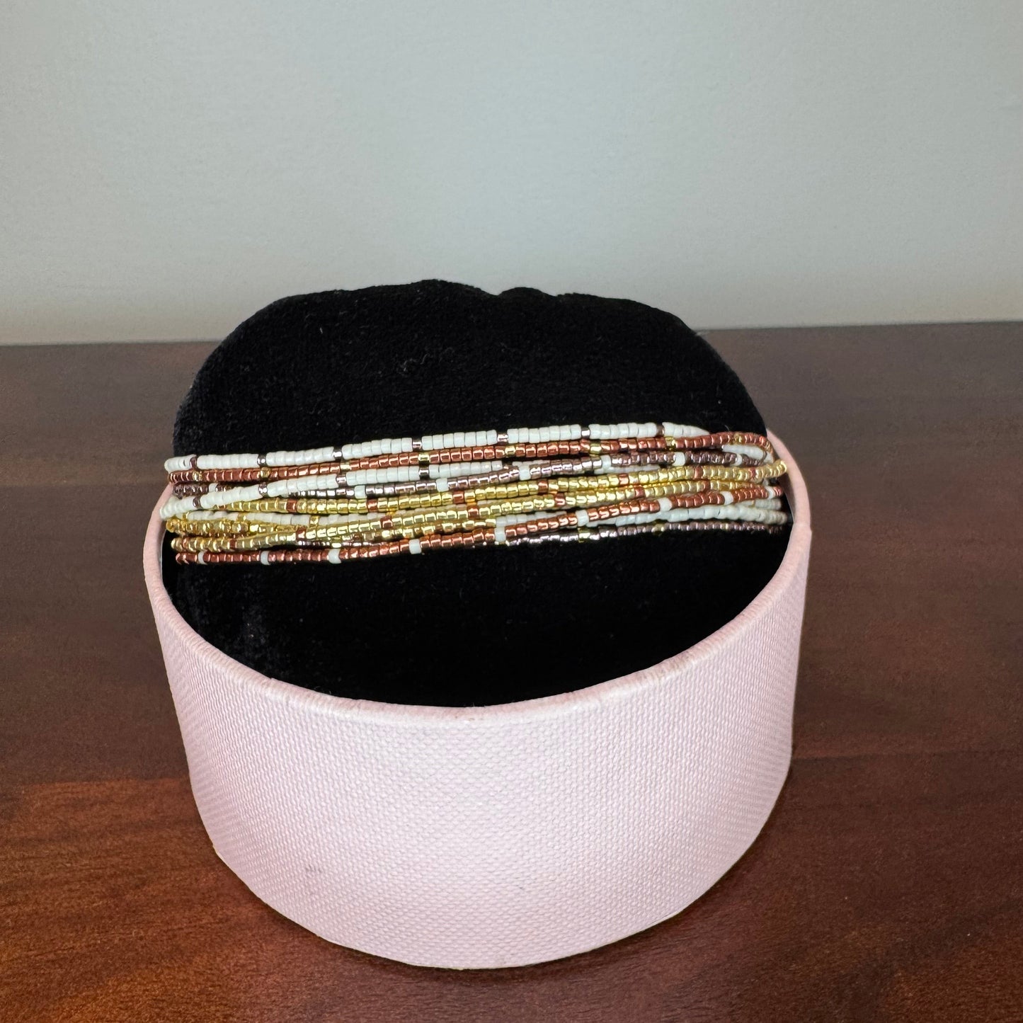 miyuki multi bracelet, adjustable strap
