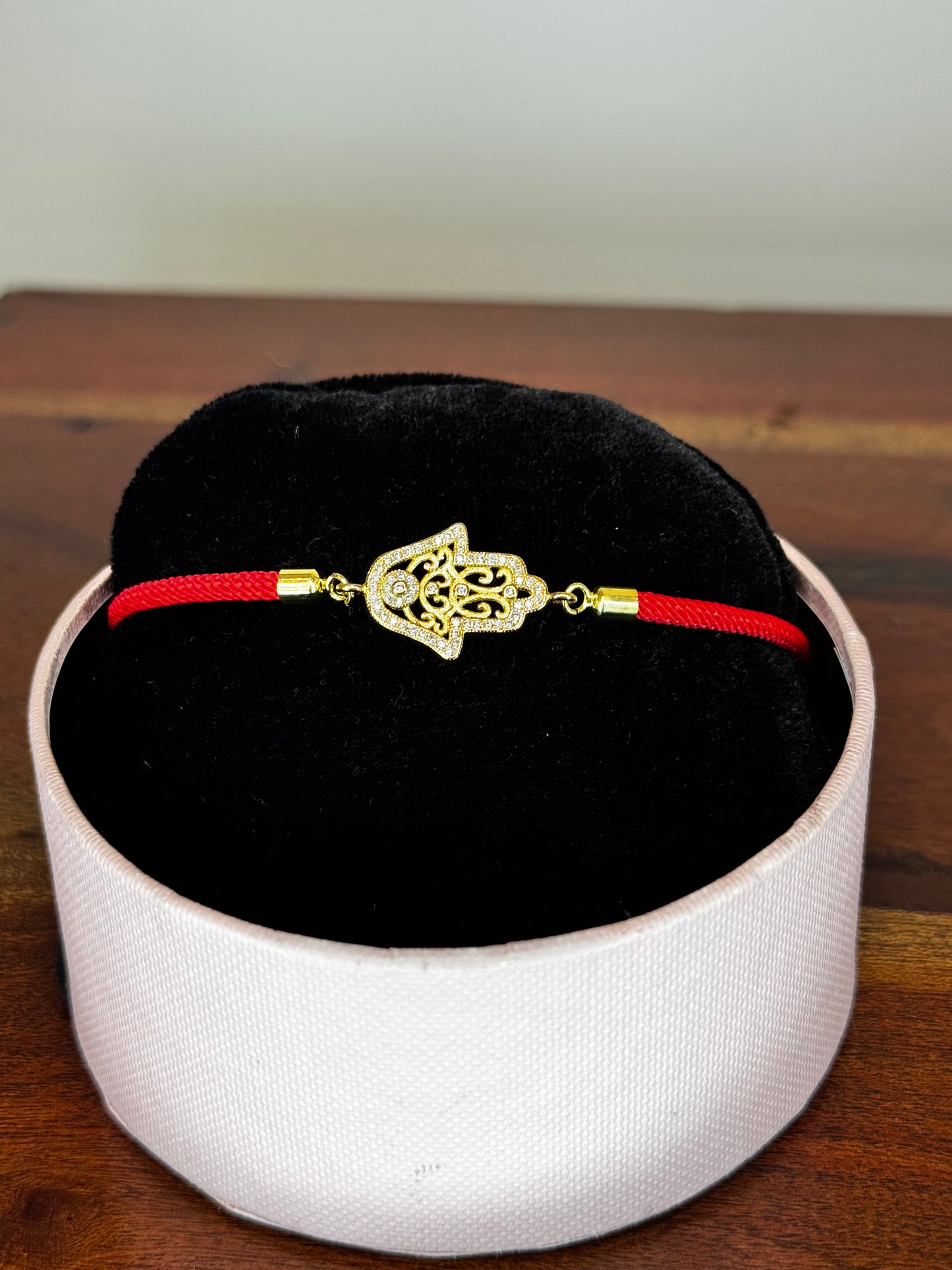  gold and red bracelet 