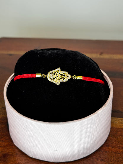  gold and red bracelet 