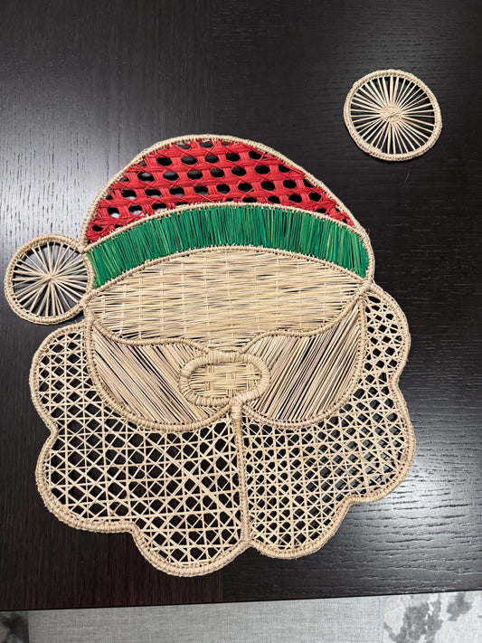 hand-woven in Colombian christmas table set Montreal 