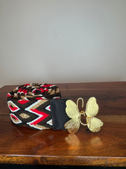 wayuu belts, customized belts, made in Colombia, CG Wayuu belt montreal 