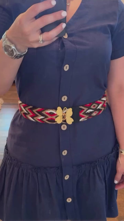 Wayuu belts, Wayuu Montreal, customized belts, made in Colombia, CG Wayuu belt montreal 