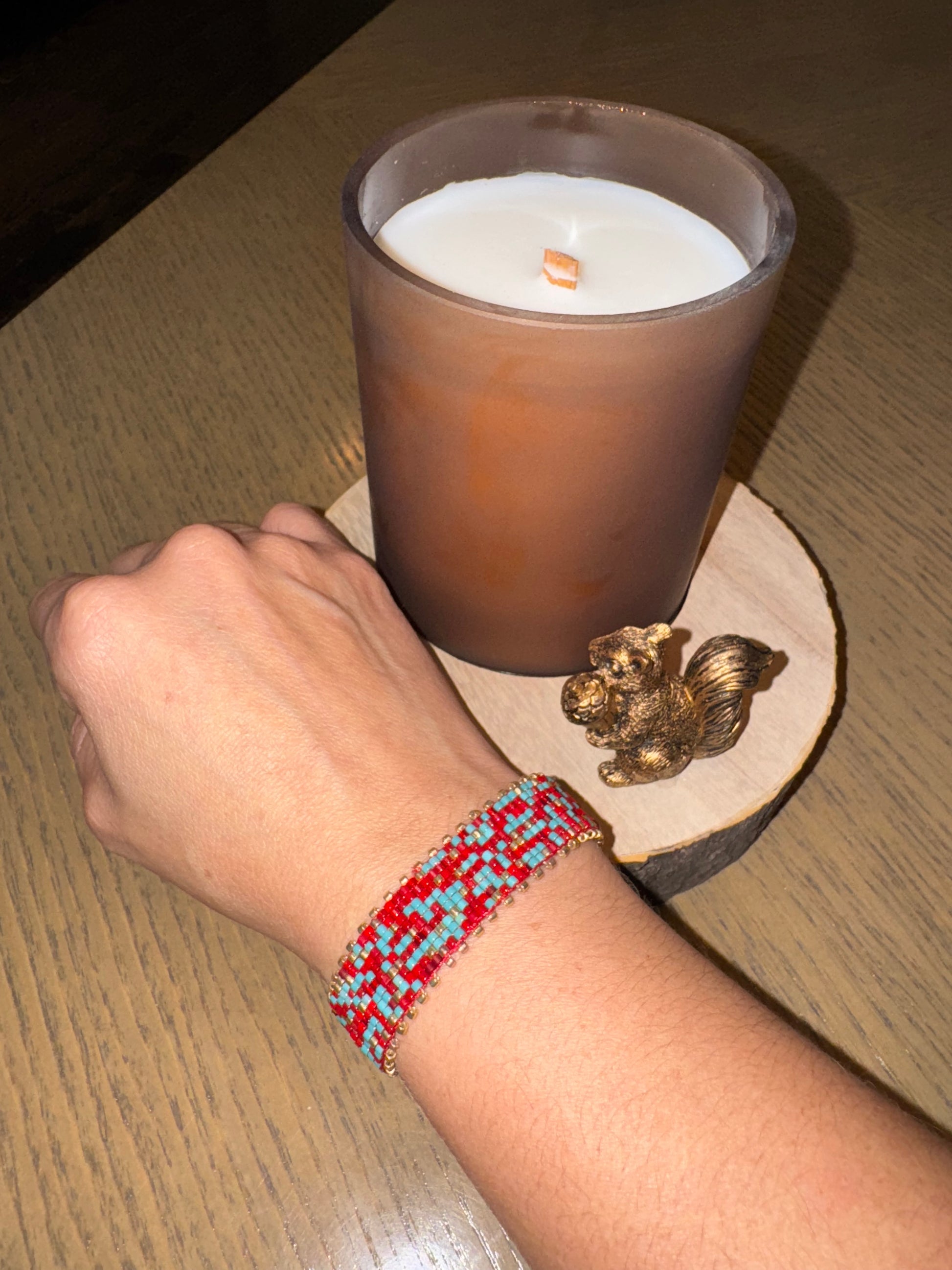 colorful bracelet.