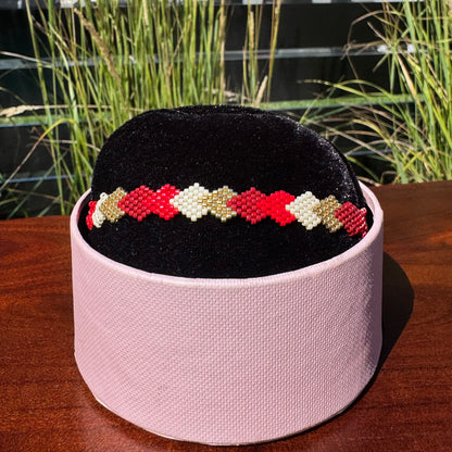  red and gold  bracelet 
