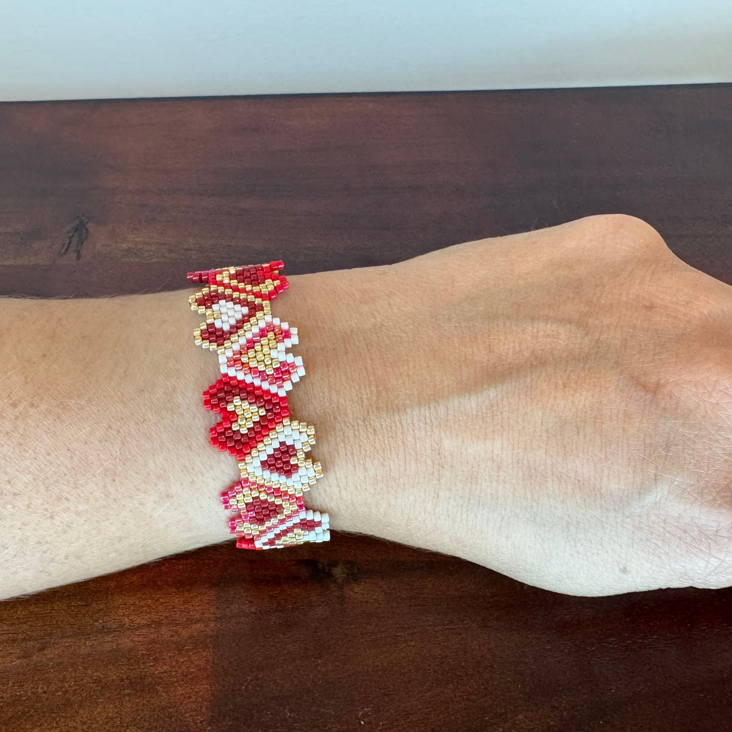 miyuki bracelet, word bracelet, handmade bracelet