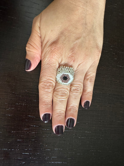 EyeLashes Handwoven Rings
