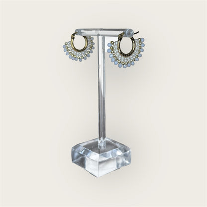Colombian handmade jewelry Montreal,  handmade earrings, beads and crystals 