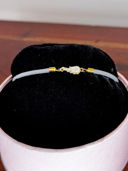 Bracelet with wing charm